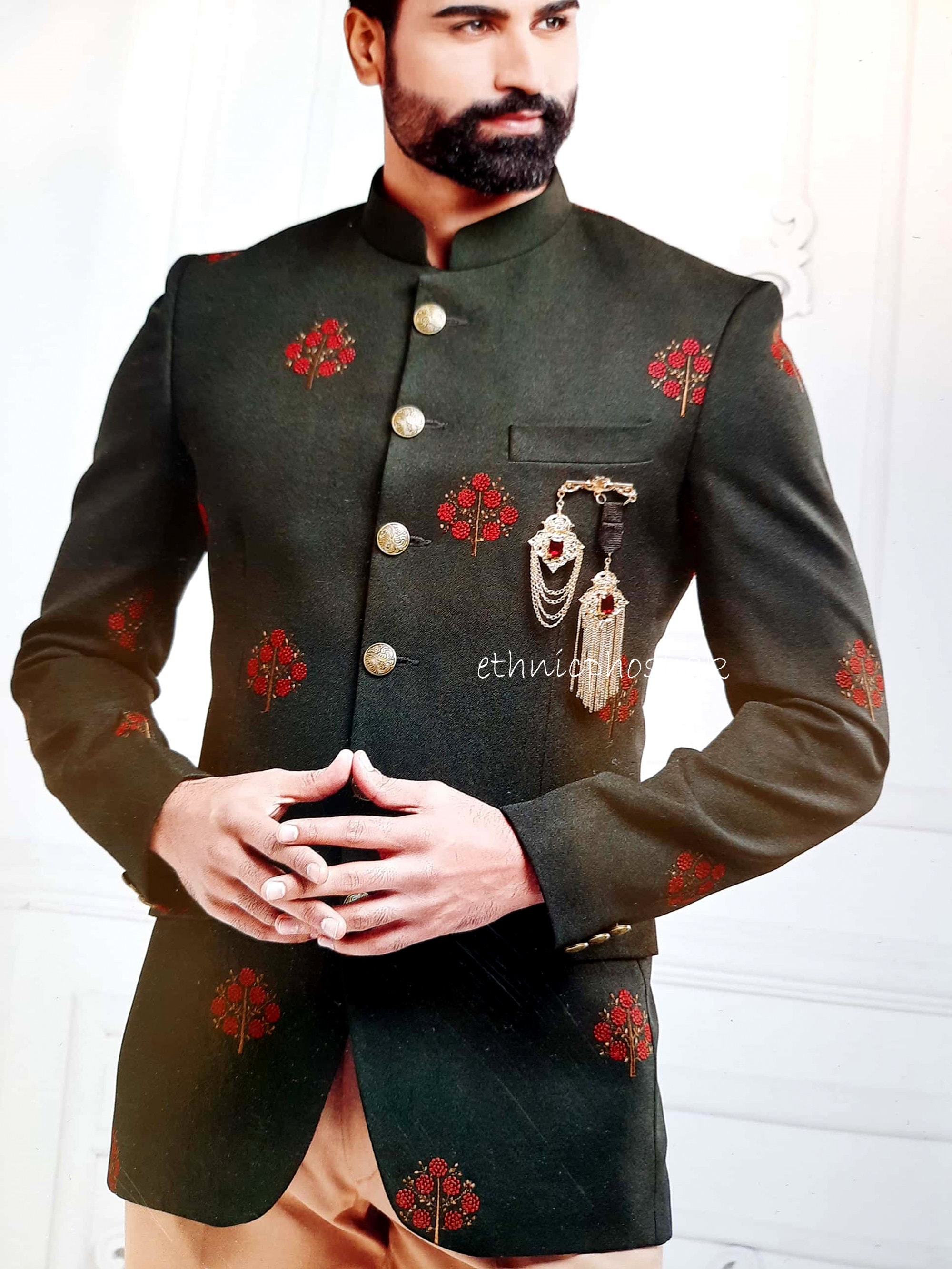 indo western jodhpuri dress