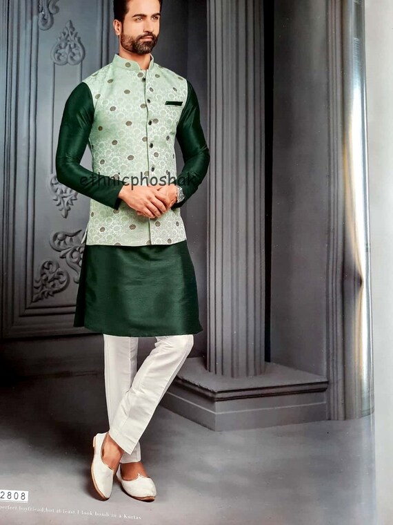Indian Designer Wedding Wear Men Kurta 
