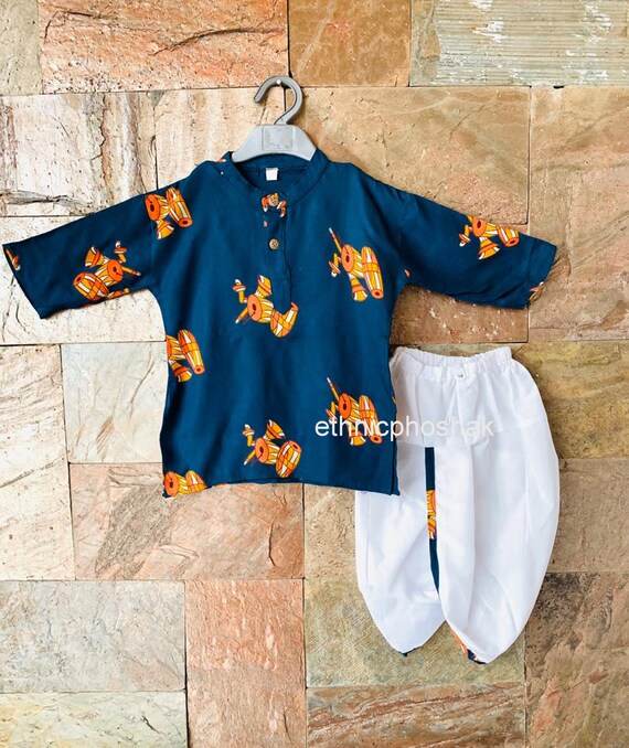 khadi baby dress