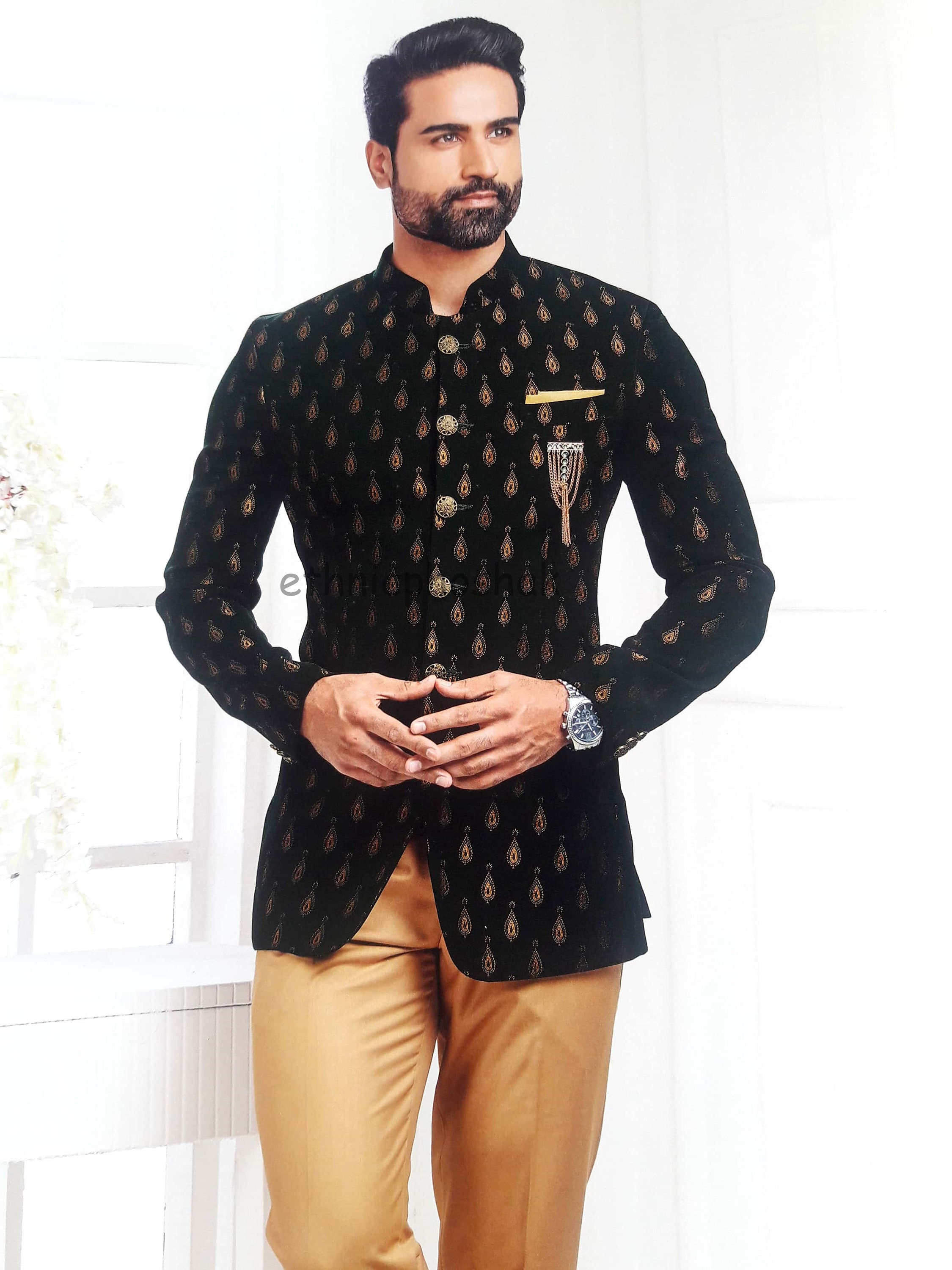 indo western jodhpuri suit