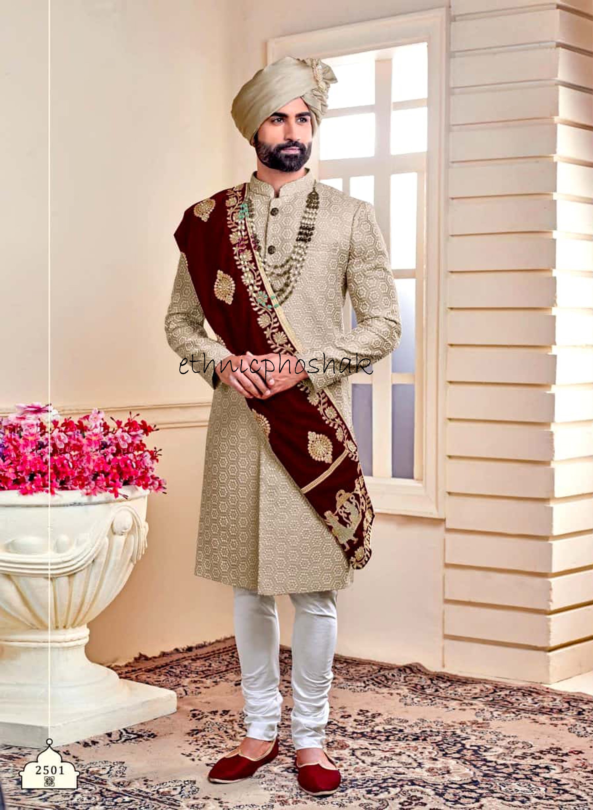 Indian Wedding Sherwani for Men 