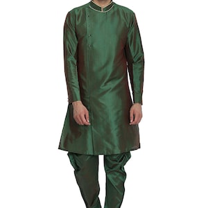 Mens Kurta Pajama, Indian Designer Wedding Partywear, Royal Green Outfit, Traditional Ethnic Dress,Mens kurta pajama, Mens wear, customised