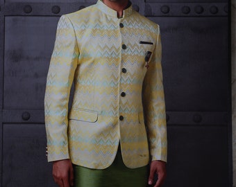 Jodhpuri suit, Blezer, Coat, Bandhgala Jodhpuri sherwani, mens wear, partywear, wedding sherwani,Tailored suit,custom made kurta with suit