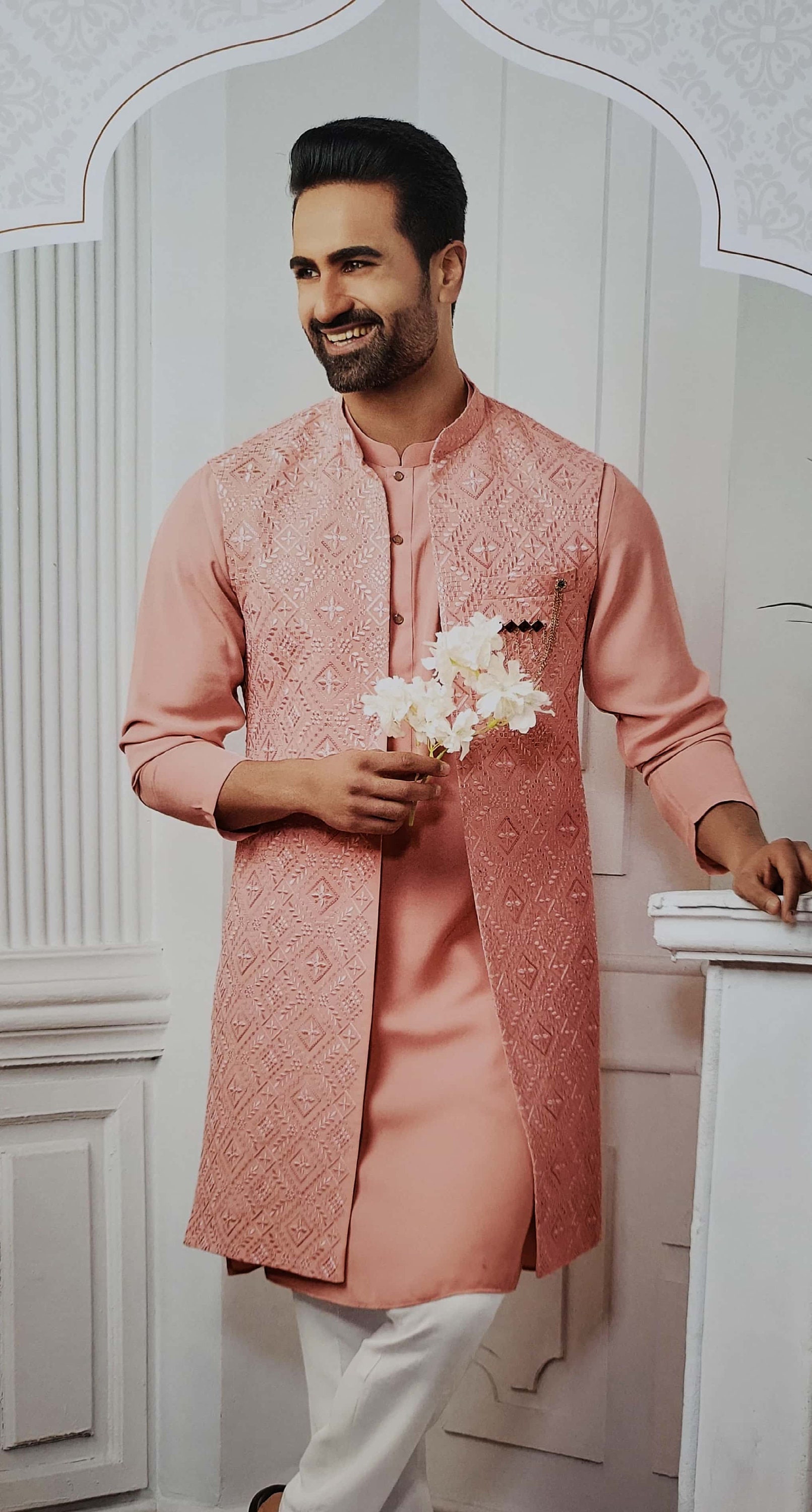 Men Jacket Kurta - Etsy