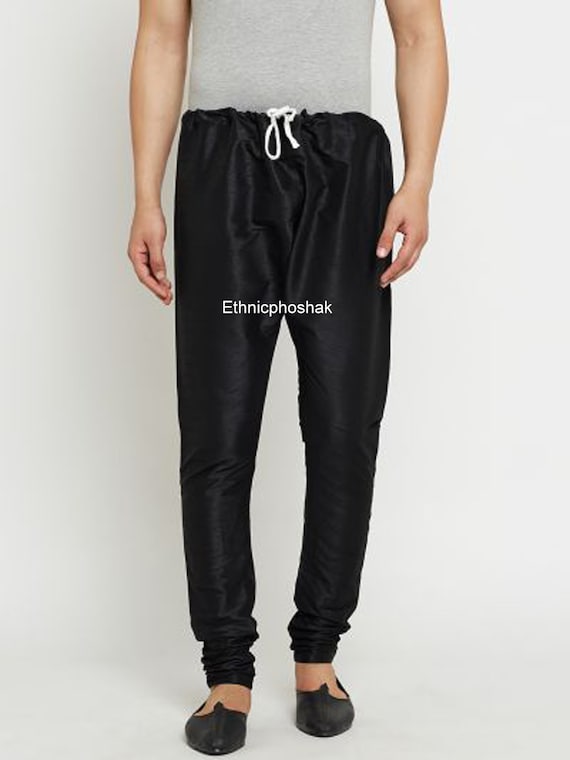 Handmade Raw Silk Pajama Pants Ethnic Menswear