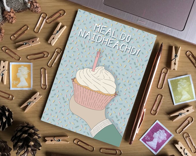 Meal Do Naidheachd Scottish Gaelic A6 Greeting Card