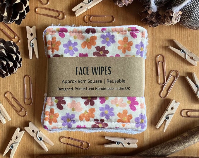 Bright Floral Reusable Makeup Remover Pads
