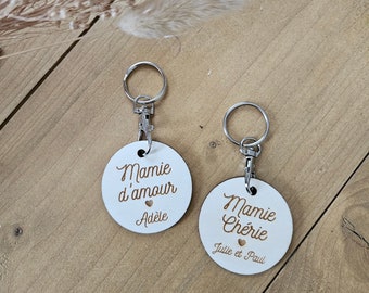 Porte clé personnalisé mamie / grands mères / maman / cadeau personnalisé / clé