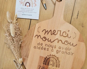 Box "MERCI..." merci nounou maitresse cadeau femme cadeau fin année école maitre maitresse cadeau enfant personnalisé anniversaire