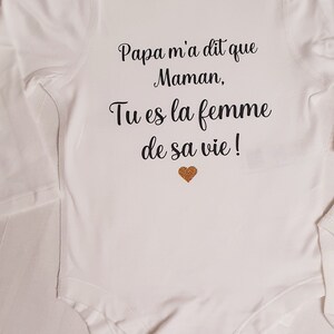 Body personnalisé tee-shirt personnalisé tee shirt famille bébé enfant grand frère grande sœur votre texte / nounou image 8