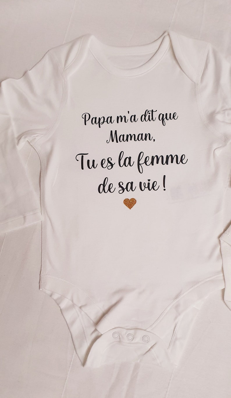 Body personnalisé tee-shirt personnalisé tee shirt famille bébé enfant grand frère grande sœur votre texte / nounou image 8