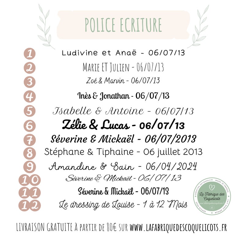 Stylo à bille bambou personnalisé / Cadeau maitresse invité mariage témoin fêtes / cadeau personnalisé / Entreprise anniversaire Comité 画像 5