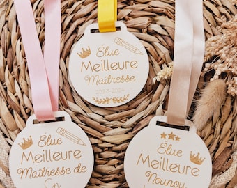 Personalized medal / mistress nanny atsem aeh avs atsem master