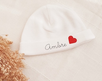 Bonnet bébé personnalisé | naissance | cadeau naissance