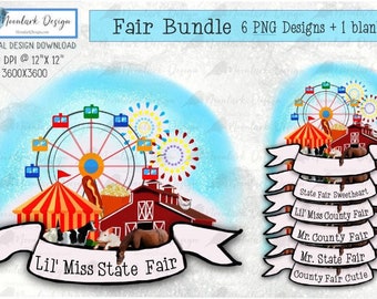 State fair PNG, County Fair PNG, for sublimation, Lil Miss State Fair, Mr State Fair, Fair Sweetheart, Fair Cutie, show girl, farm boy,