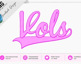 Vols PNG, Pink Outline, Swash Design, School Spirit, Shirt Design PNG, digital download, script font, cursive