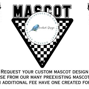 Retro Mascot PNG, Custom Mascot Design, checkered School Spirit, Commercial Use, Preppy Mascot, mens mascot, neon mascot, retro mascot png,