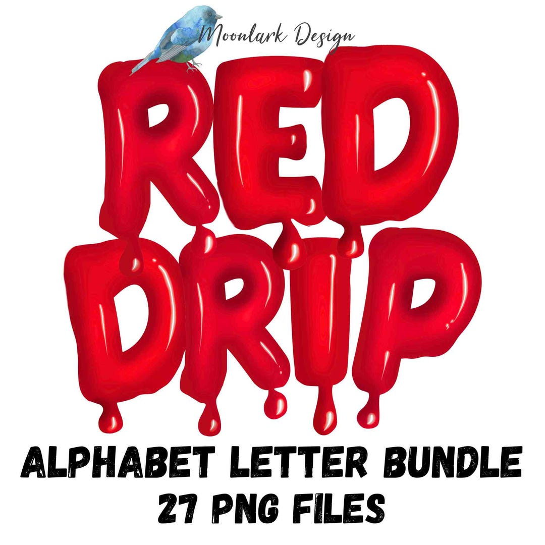 Drip Alphabet, Doodle Letters, Commercial Use, Slime Letters, Dripping ...