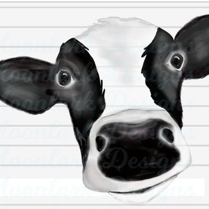 digital art .Transparent background personal /& small business use scrapbook Cow clip art farm graphic design,