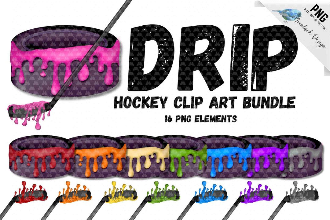 Hockey Drip, Clip Art, Team Colors, Respect the Drip, Hockey Mom ...