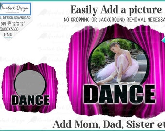 Dance PNG, custom photo,  Dance photo template, PNG for sublimation, curtain background, ballet png , Commercial Use, dancer png, dance mom