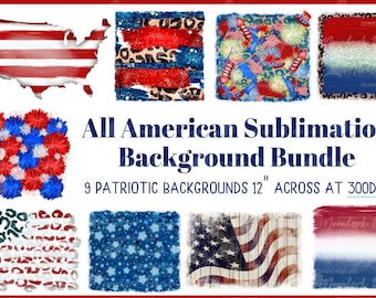 Patriotic Sublimation Backgrounds, Leopard Independence Day, 4th of july, red white blue, american flag, PNG for sublimation, Commercial Use