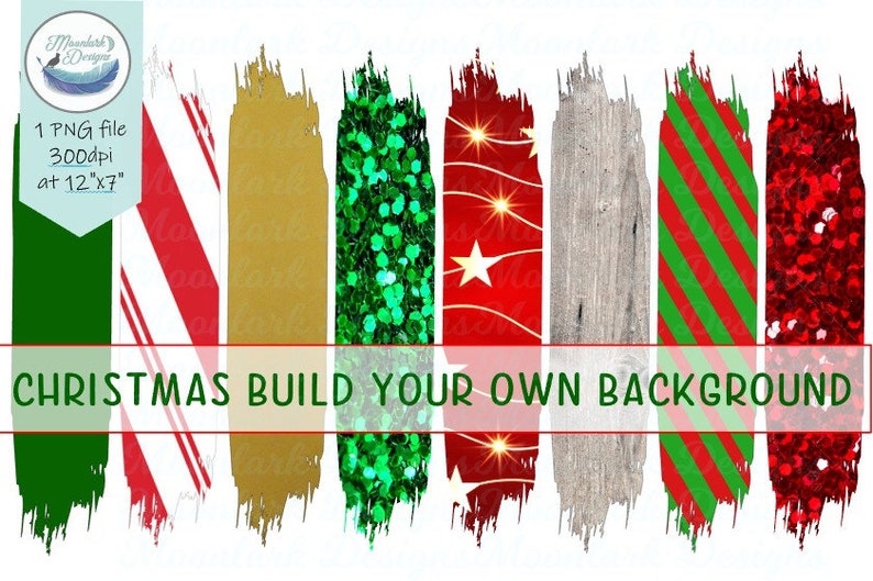 Download Blank Sublimation background Christmas brush stroke | Etsy