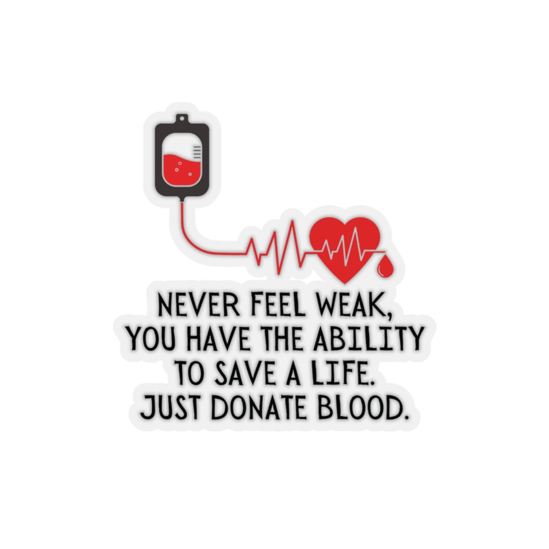 Blood Donor Sticker Appreciation Gift for Blood Donor Blood Etsy