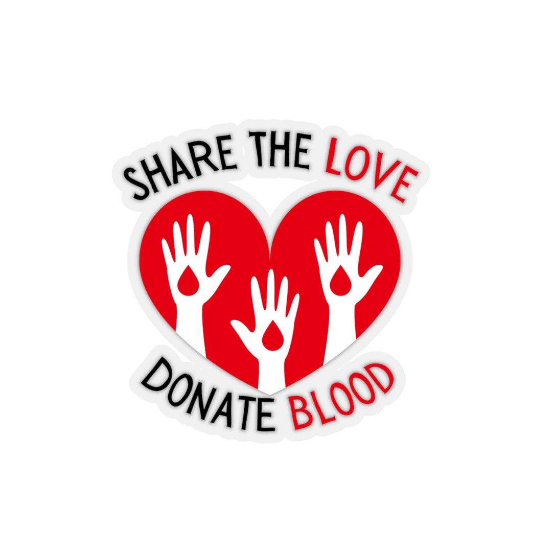 Thank You Blood Donor Sticker Appreciation Gift for Blood Etsy