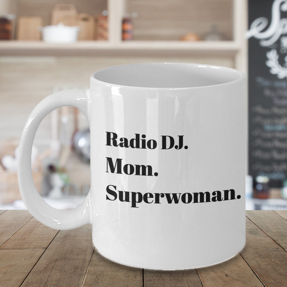 Radio DJ Mom Superwoman Coffee Mug Funny DJ Gifts For Her Etsy
