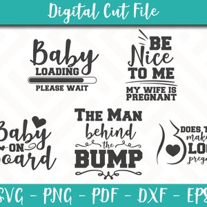 Download Pregnancy Svg Bundle Pack 5 Svg Files Pregnancy Svg File Etsy