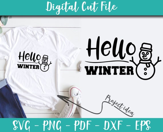 Download Hello Winter Shirt Idea Winter Svg Winter Quotes Winter Svg Etsy
