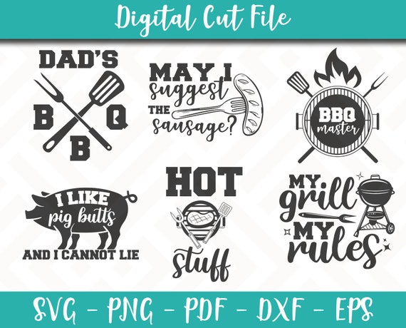 Download Bbq Svg Bundle 6 Svg Pack Barbecue Svg File Barbecue Sayings Etsy