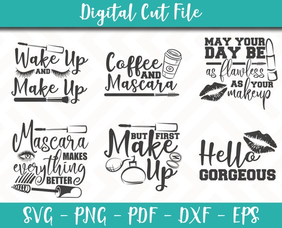 Download Makeup Svg Bundle Pack 6 Svg Files Makeup Svg File Sayings Etsy