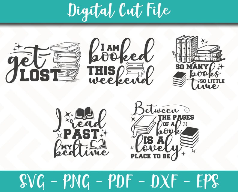 Bundle Book Svg 5 Pack Book Lover Svg File Book Sayings Book Quotes Svg For Cricut Instant Download Book Shirt Clip Art Art Collectibles Timeglobaltech Com