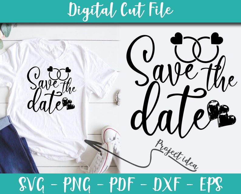 Download Save The Date Svg File Wedding Svg Instant Download Vector Wedding Day Gift Idea Digital Cricut Cameo Iron Shirt N100 Clip Art Art Collectibles Deshpandefoundationindia Org