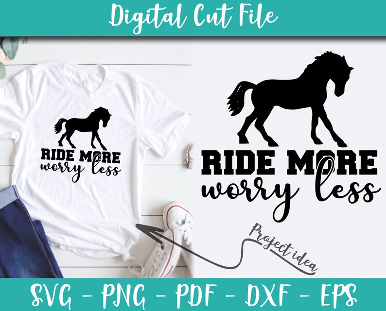 Download Ride more worry less SVG Horse Svg Animals Svg Horses Sayings | Etsy