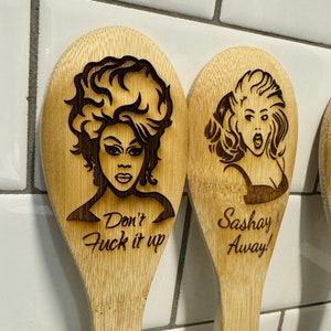 Drag Race - Don't Fuck It Up - Drag Queen - Laser Engraved Spoon