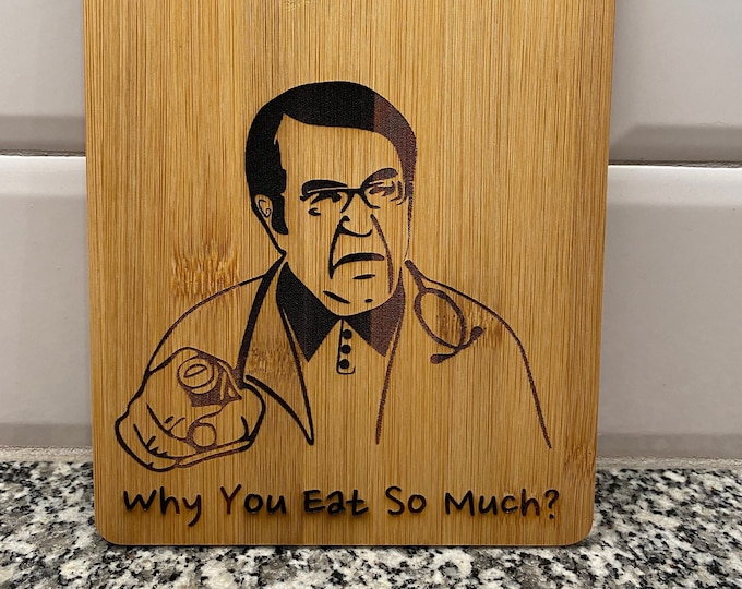 Dr Nowzaradan My 600 lbs Life Laser Engraved Bamboo Cutting Board