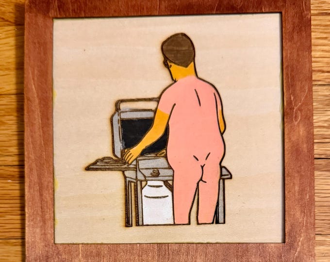 King of the Hill Hank Hill Wooden Sign