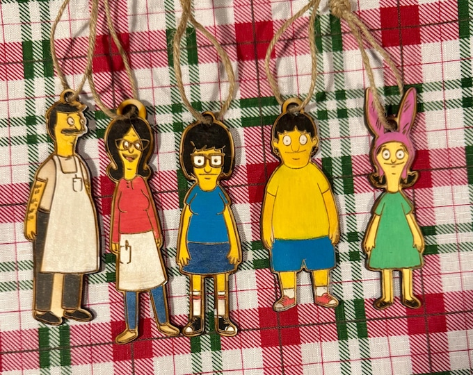Bob’s Burgers Belchers Hand-Painted Ornaments (Set 1 & 2)