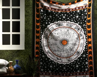 Indian Tapestry Mandala Tapestries Indian Cotton Wall Hanging Bedspread Dorm Room Decor Bohemian Beach Blanket Bedroom Tapestry