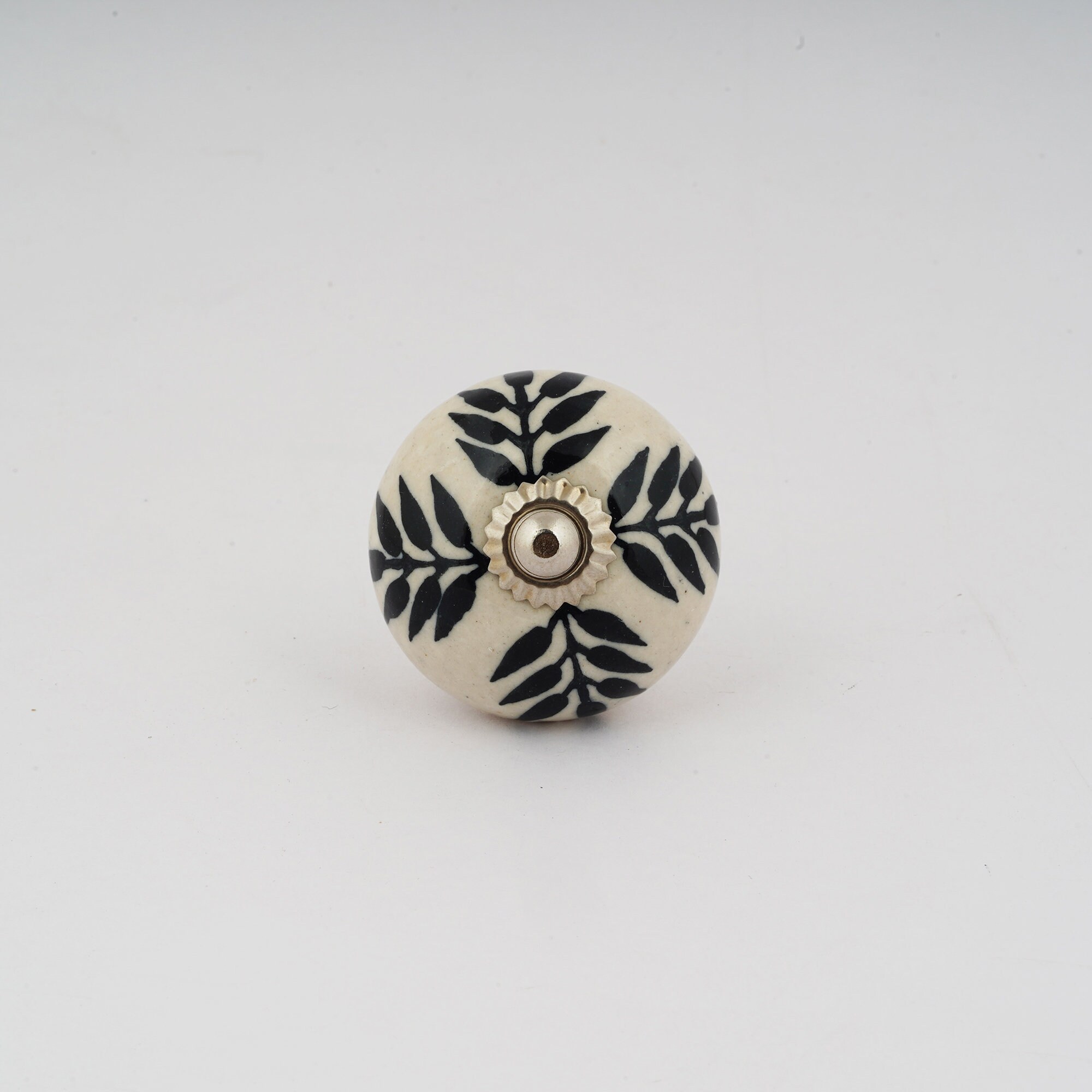 Pomelli Per Mobili In Ceramica Bohémien - Set 10 Pezzi Dipinti A Mano, Per Cucina E Armadi