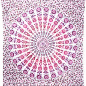 Indian Tapestry Mandala Tapestries Indian Cotton Wall Hanging Bedspread Dorm Room Decor Bohemian Beach Blanket Bedroom Tapestry