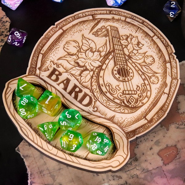 DnD Dice Coasters | Set of 16 DnD Class and Monster Designs | RPG Tabletop Accessory | Dungeon Master Gift | Birthday Gift |