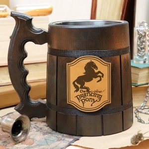 Prancing Pony Mug | Beer Stein | Christmas Gift Groomsmen Gift VP1