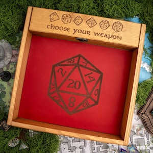 Vassoio per dadi, dadi da lancio, giochi di ruolo, organizer per dadi, regali per giocatori di D&D, vassoio per dadi Daggerheart, tappetino per dadi da lancio per giochi di ruolo, giochi da tavolo D&D /WT6/