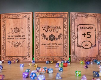 Custom Magnetic Dungeon Master Screen, Modular Wooden DM Screen, DnD RPG Tabletop Gaming Gift, Pathfinder Game Master Accessory DMSM
