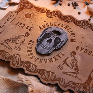 Ouija board | Personalized spirit board | Occult game board | Halloween gift | Talking board | Wooden ouija Game | Plywood gothic decor