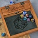 see more listings in the Wooden dice tray section